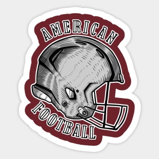 american football Sticker